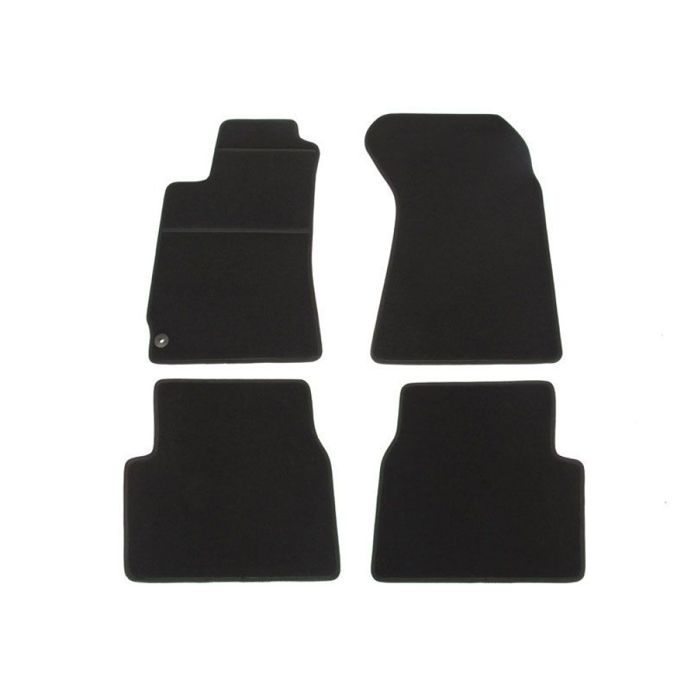 Car textile mats black  SUBARU FORESTER II (2003-2008) ELEGANT