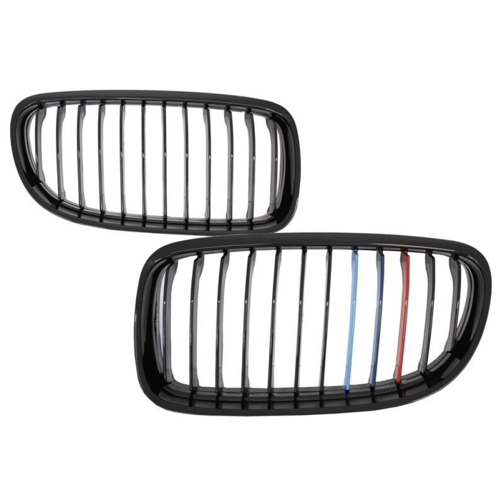 Front grills black gloss BMW 3 E90/E91 Facelift M-POWER Design Piano Black (2008-2011)