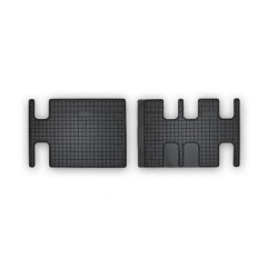 Alfombrillas de goma negras para coche CITROEN JUMPY 3ª fila (2016-...) NEGRO