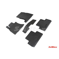 Alfombrillas de goma para coche negras SEINTEX *STK* HYUNDAI GENESIS G80 (2017-...)