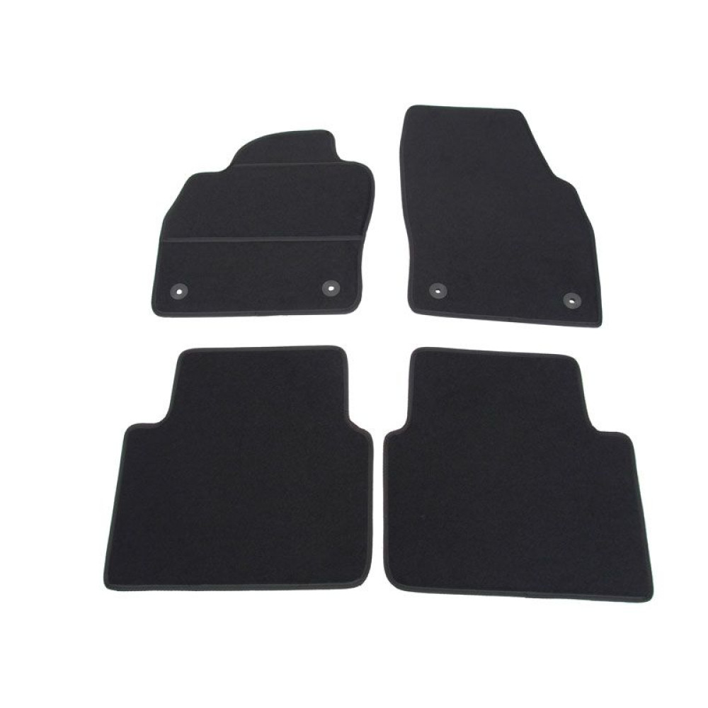 Car textile mats black SKODA SCALA (2019-...) ELEGANT