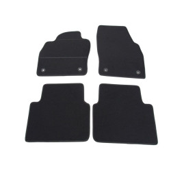 Alfombrillas textiles negras para coche SKODA SCALA (2019-...) ELEGANT
