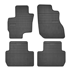 Alfombrillas de goma para coche negras MITSUBISHI OUTLANDER PHEV (2014-...) NEGRO