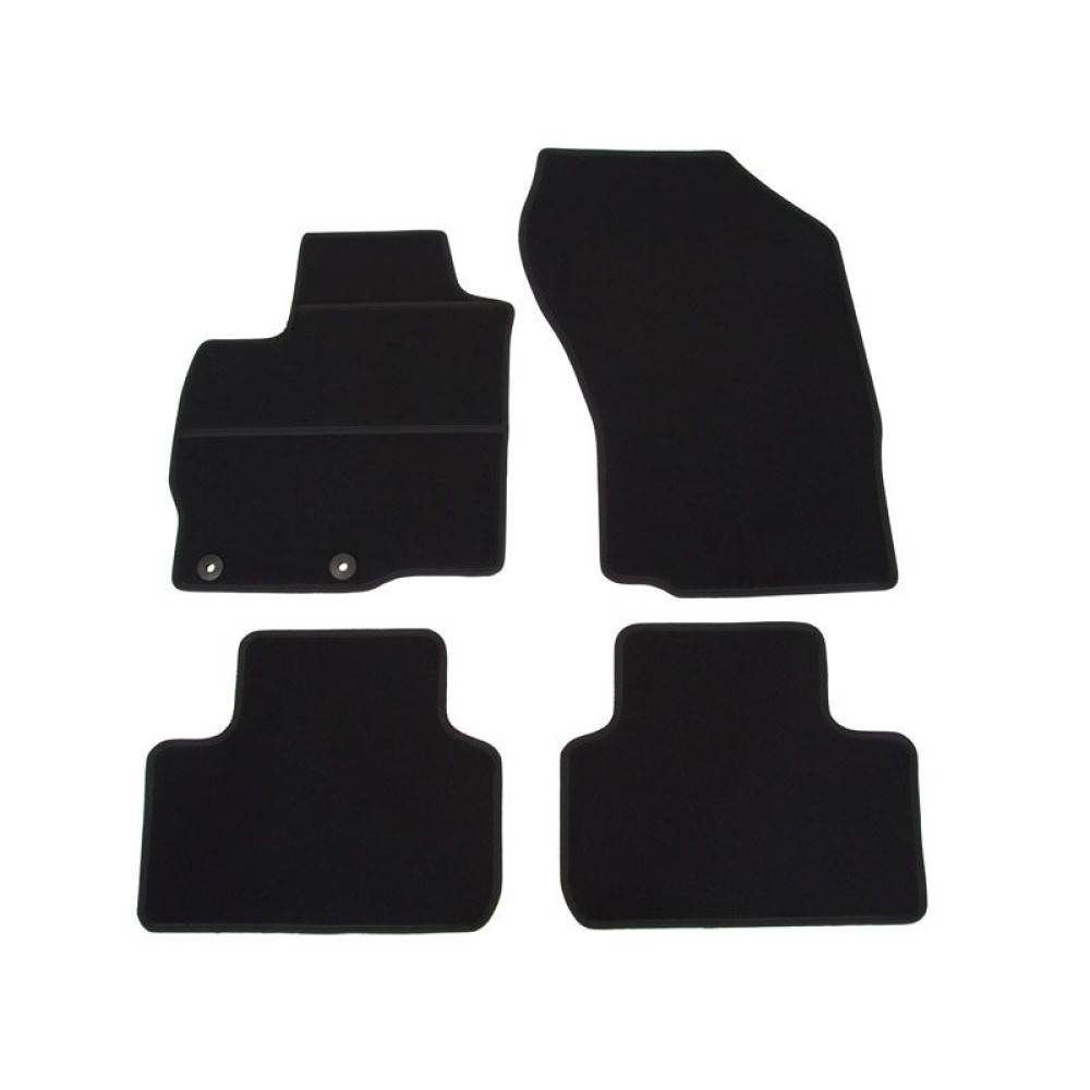 Car textile mats black MITSUBISHI ASX (2010-2019) ELEGANT