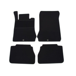 Alfombrillas textiles negras para coche MB Clase E W210 (1995-2002) ELEGANT