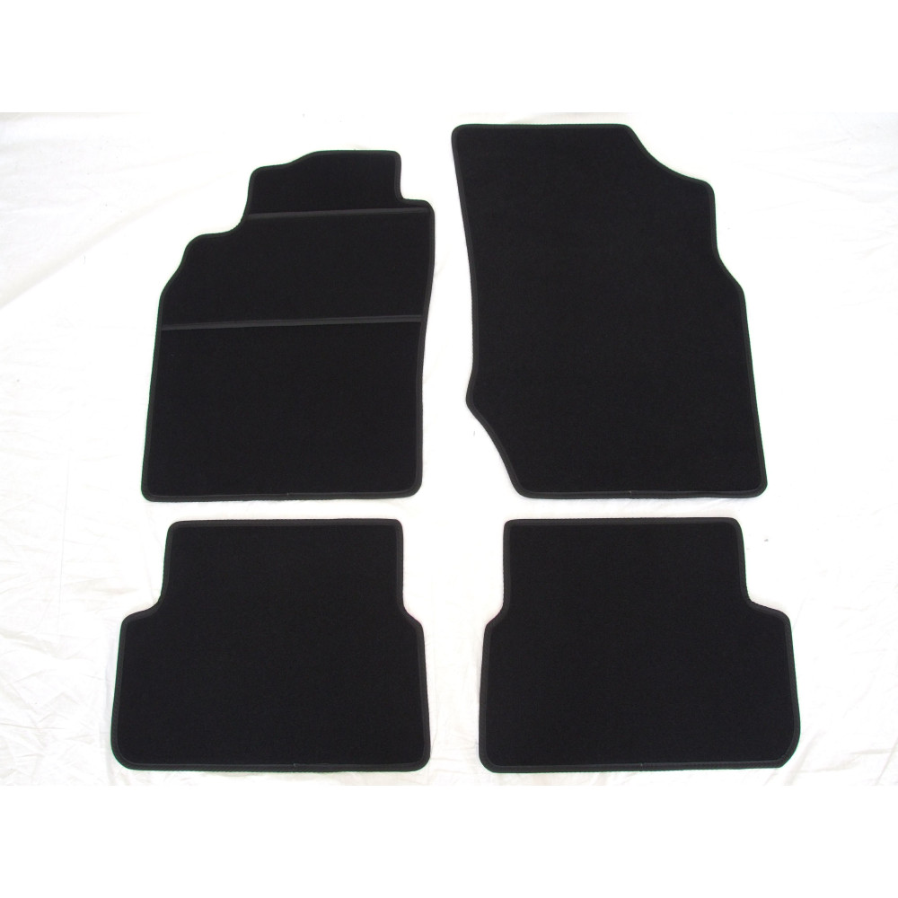 Car textile mats black NISSAN ALMERA (2000-2006) ELEGANT
