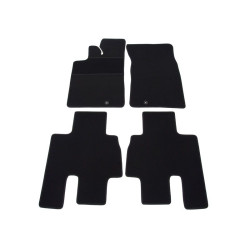 Alfombrillas textiles negras para coche SSANG YONG KYRON (2005-..) ELEGANT