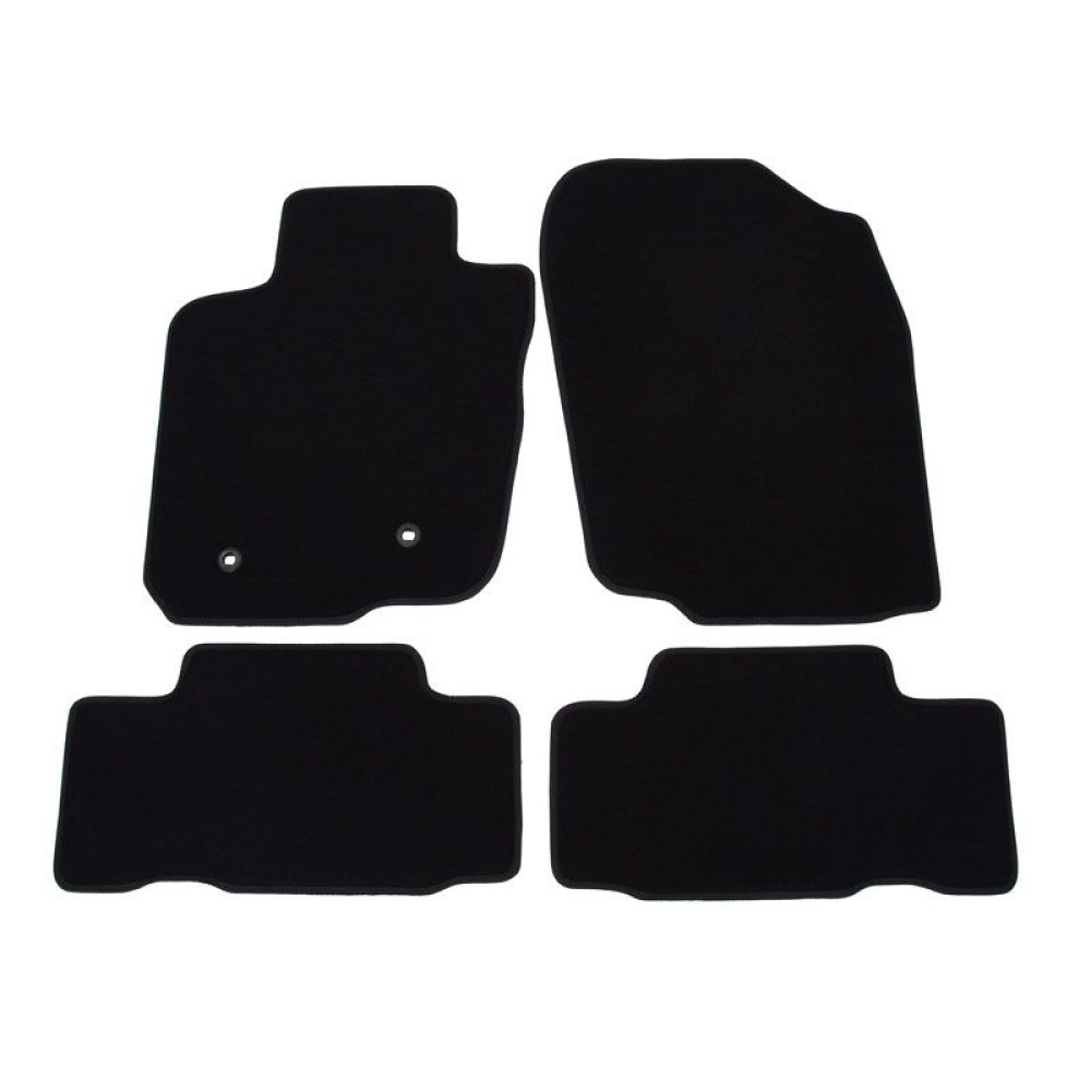 Car textile mats black TOYOTA RAV4 (2006-2013) LUXUS