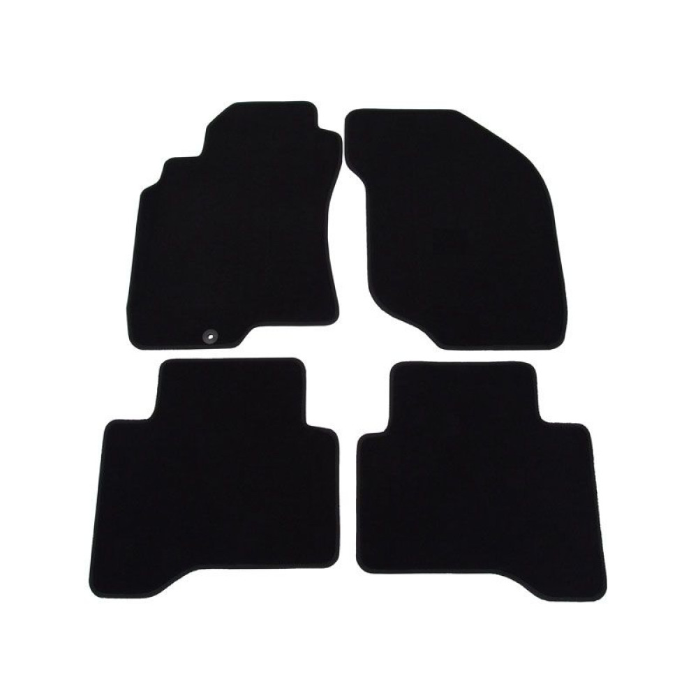 Car textile mats black NISSAN X-TRAIL (2001-2007) LUXE