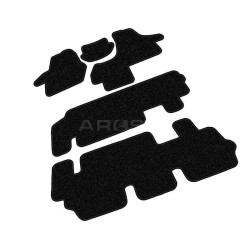 Alfombrillas textiles negras para coche VW T5 Transporter/Carawelle (8v) (2003-2015) ECONÓMICAS