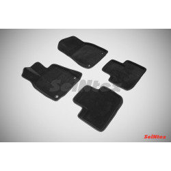 Car textile mats black 3D SEINTEX LEXUS IS (2013-...)