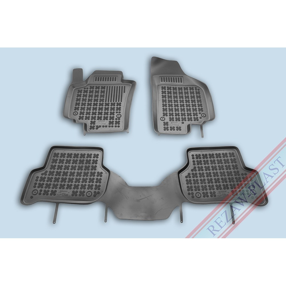 Car rubber floor mats black SEAT ALTEA XL (2006-...) 202005
