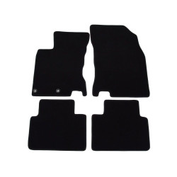 Alfombrillas textiles negras para coche NISSAN QASHQAI II (2014-..) LUXUS