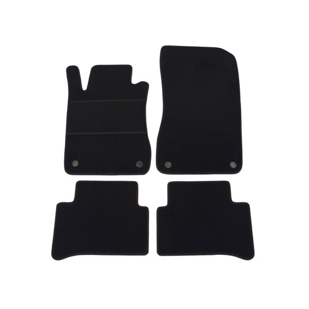 Car textile mats black MB CLS-class C219 (2004-2010) ELEGANT