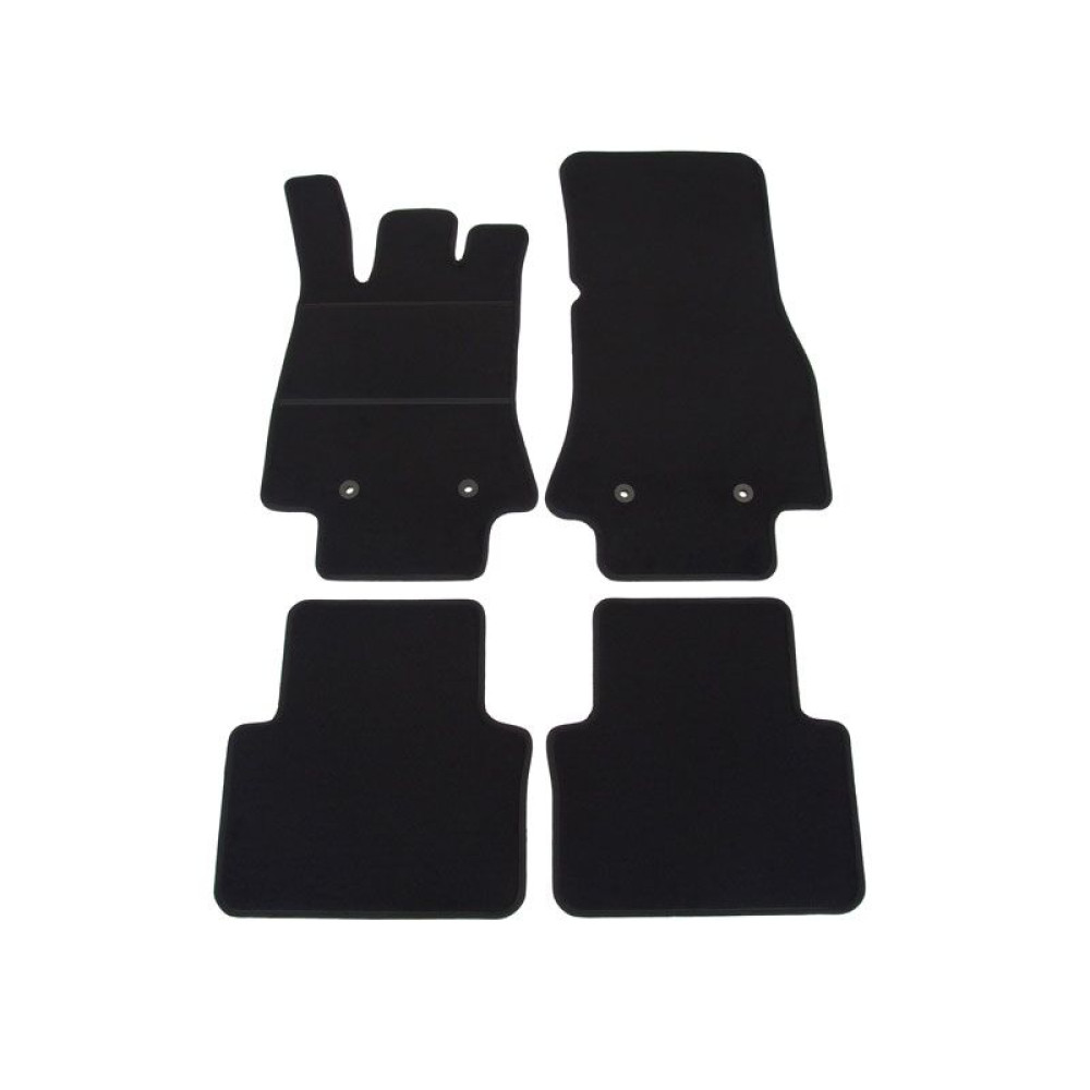Car textile mats black JAGUAR XF (2008-2015) ELEGANT