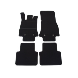 Alfombrillas textiles negras para coche JAGUAR XF (2008-2015) ELEGANT
