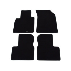 Alfombrillas textiles negras para coche NISSAN MICRA (2010-2017) LUXUS