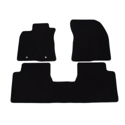 Alfombrillas textiles negras para coche TOYOTA AVENSIS III (2009-2019) LUXUS