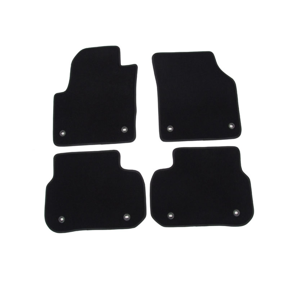 Car textile mats black LAND ROVER DISCOVERY SPORT (2015-...) LUXUS