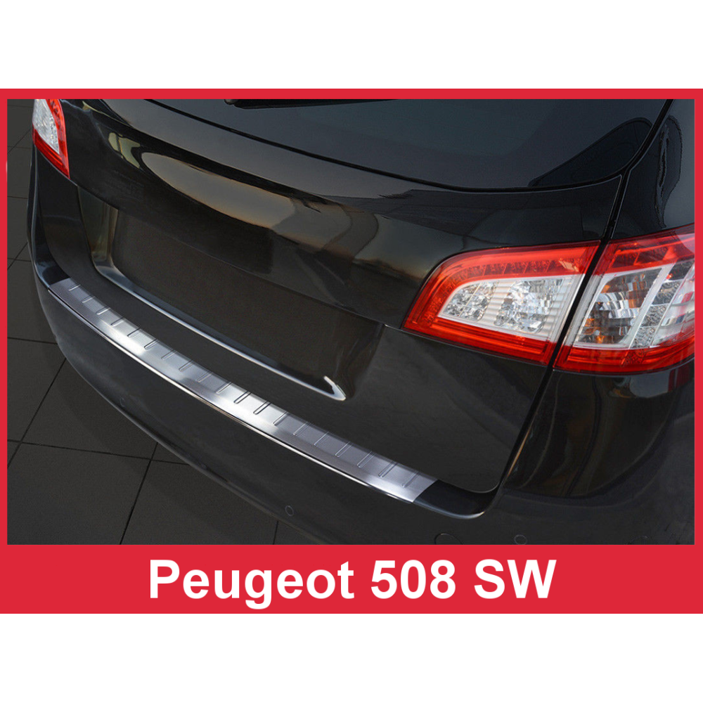 Chrome rear bumper pad PEUGEOT 508 SW (2011-...) 2/35990