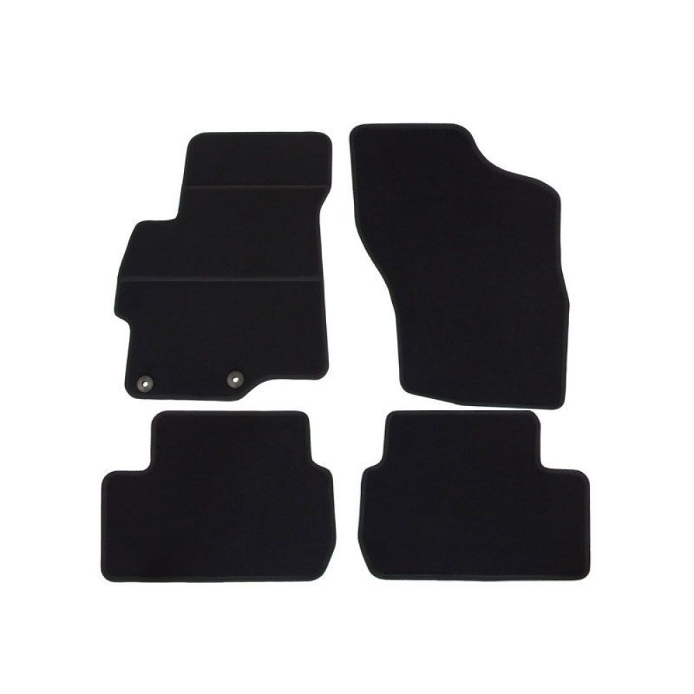 Car textile mats black MITSUBISHI LANCER (2007-...) ELEGANT