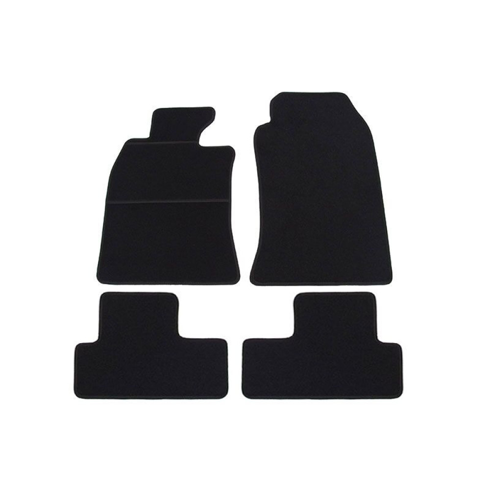 Car textile mats black MINI COOPER (2001-2006) ELEGANT