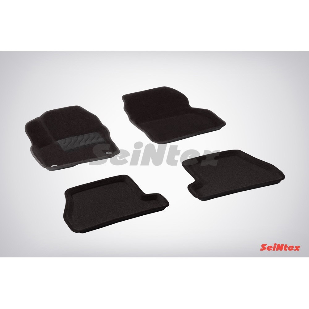 Car textile mats black 3D SEINTEX FORD FOCUS III Aut. Gear (2011-2015)
