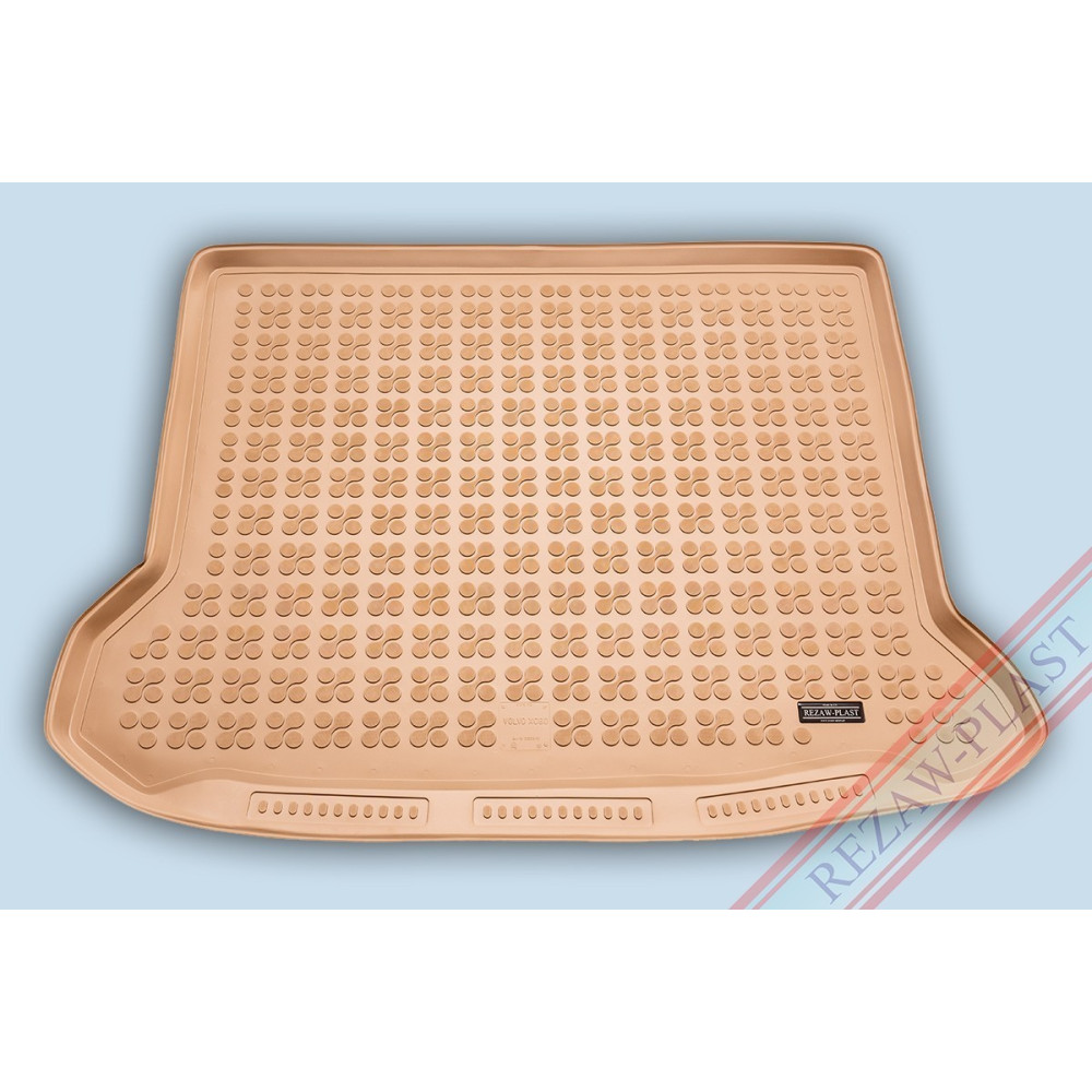Car rubber trunk mat beige VOLVO XC60 (2008-...) 232912B