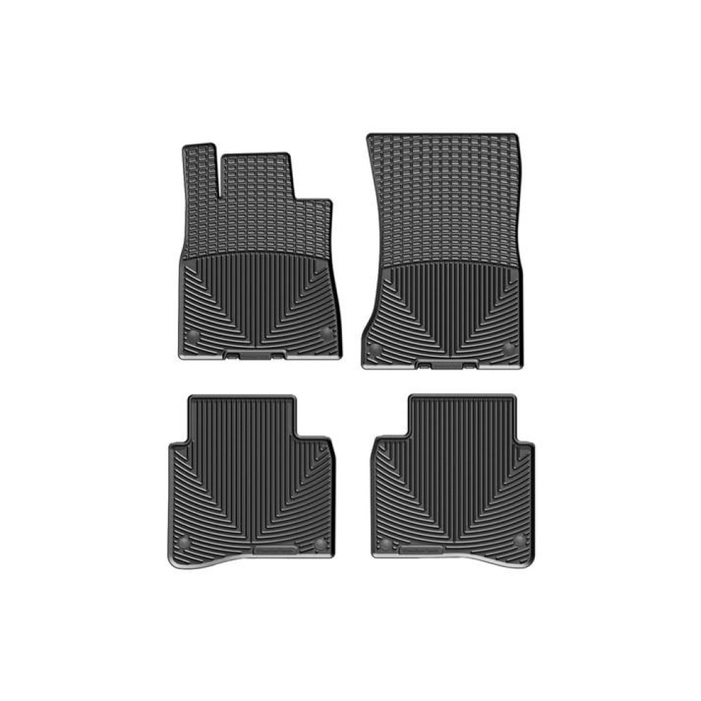 Car rubber floor mats black WEATHERTECH MB S-class Long W222 (2013-...) ALL-WEATHER