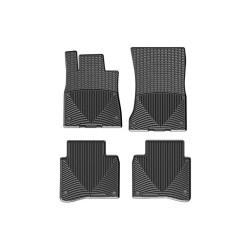 Car rubber floor mats black WEATHERTECH MB S-class Long W222 (2013-...) ALL-WEATHER