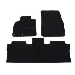 Alfombrillas textiles negras para coche RENAULT ESPACE IV (5s.) (2002-2014) ECONOMIC (CR)