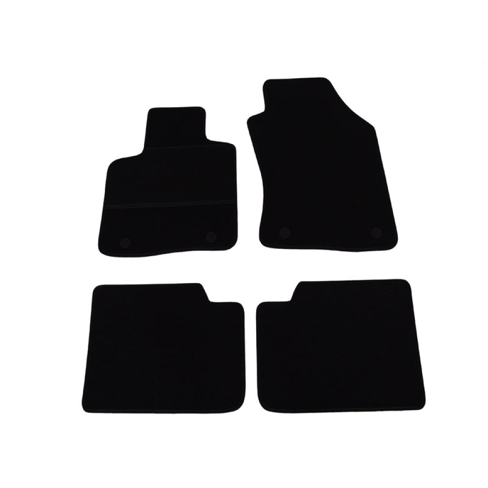 Car textile mats black LANCIA YPSILON (2011-2015) ELEGANT