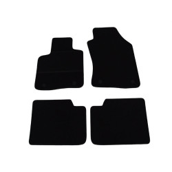 Alfombrillas textiles negras para coche LANCIA YPSILON (2011-2015) ELEGANT