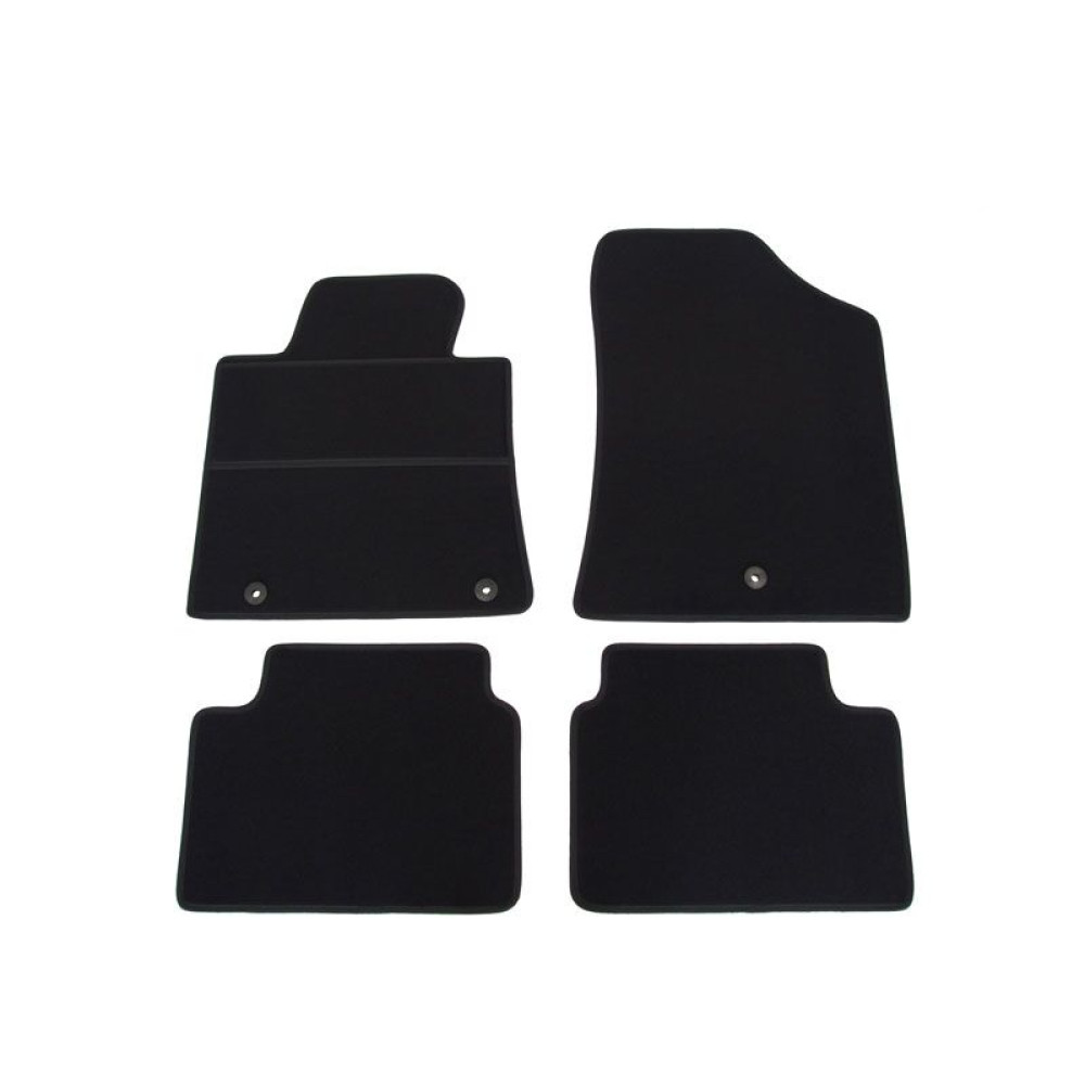 Car textile mats black KIA CEED (2012-2018) ELEGANT
