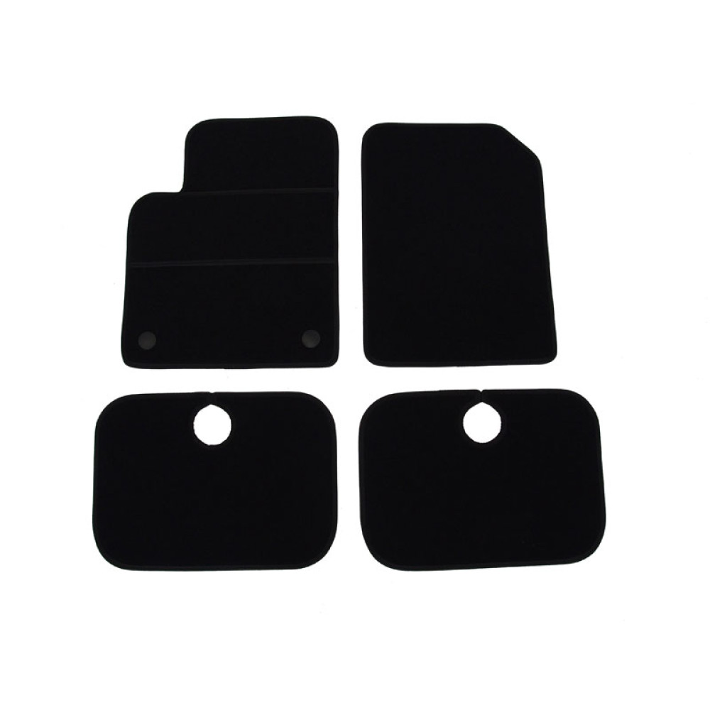 Car textile mats black FIAT FREEMONT (2011-...) ELEGANT