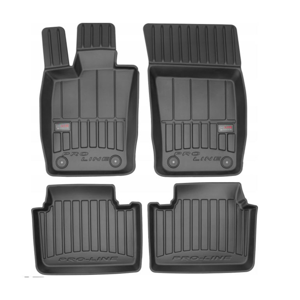 Car rubber floor mats PORSCHE PANAMERA II (2016-...) 3D FROGUM