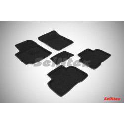 Car textile mats black 3D SEINTEX SUZUKI GRAND VITARA (5d.)(2005-2014)