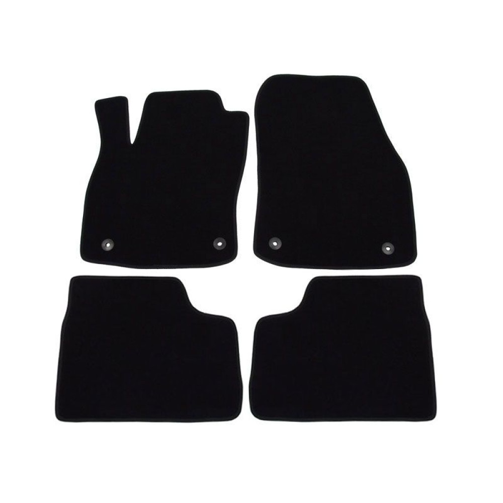 Alfombrillas textiles negras para coche OPEL ASTRA H (2004-2009) LUXE