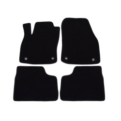 Alfombrillas textiles negras para coche OPEL ASTRA H (2004-2009) LUXE