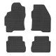 Car rubber floor mats black FORD MONDEO (1993-2000) NEGRO