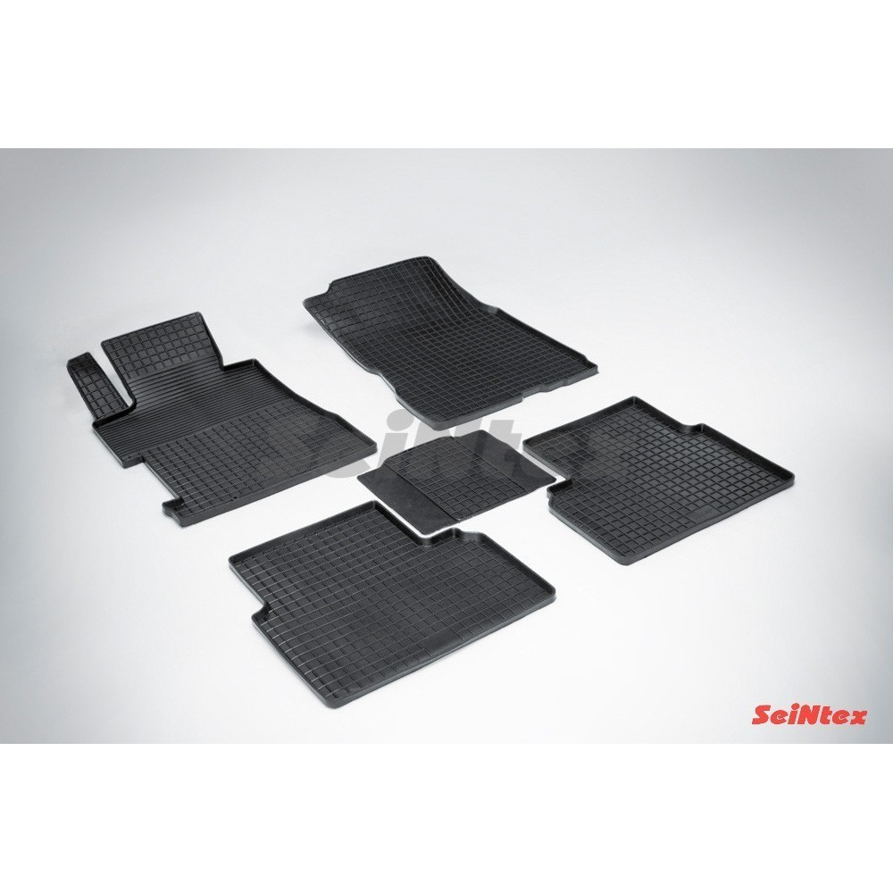 Car rubber floor mats black SEINTEX *STK* HONDA CIVIC Sedan (2006-2011)