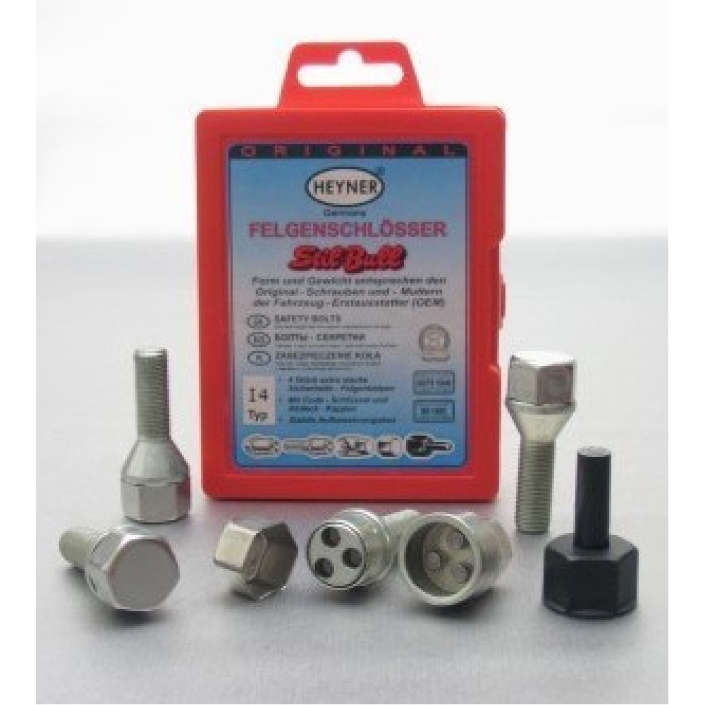 Locking wheel bolt 12x1.5x22mm conical (HEYNER) 852-G