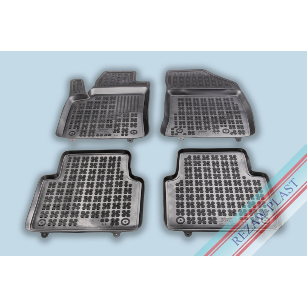 Car rubber floor mats black CITROEN C3 Aircross (2018-...) 201233