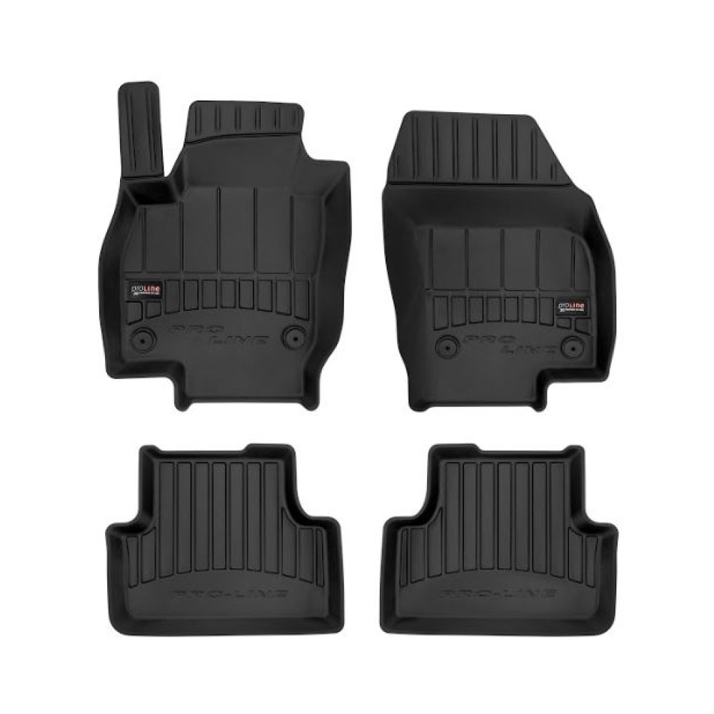 Car rubber floor mats black OPEL ZAFIRA B (2005-2012) 3D FROGUM