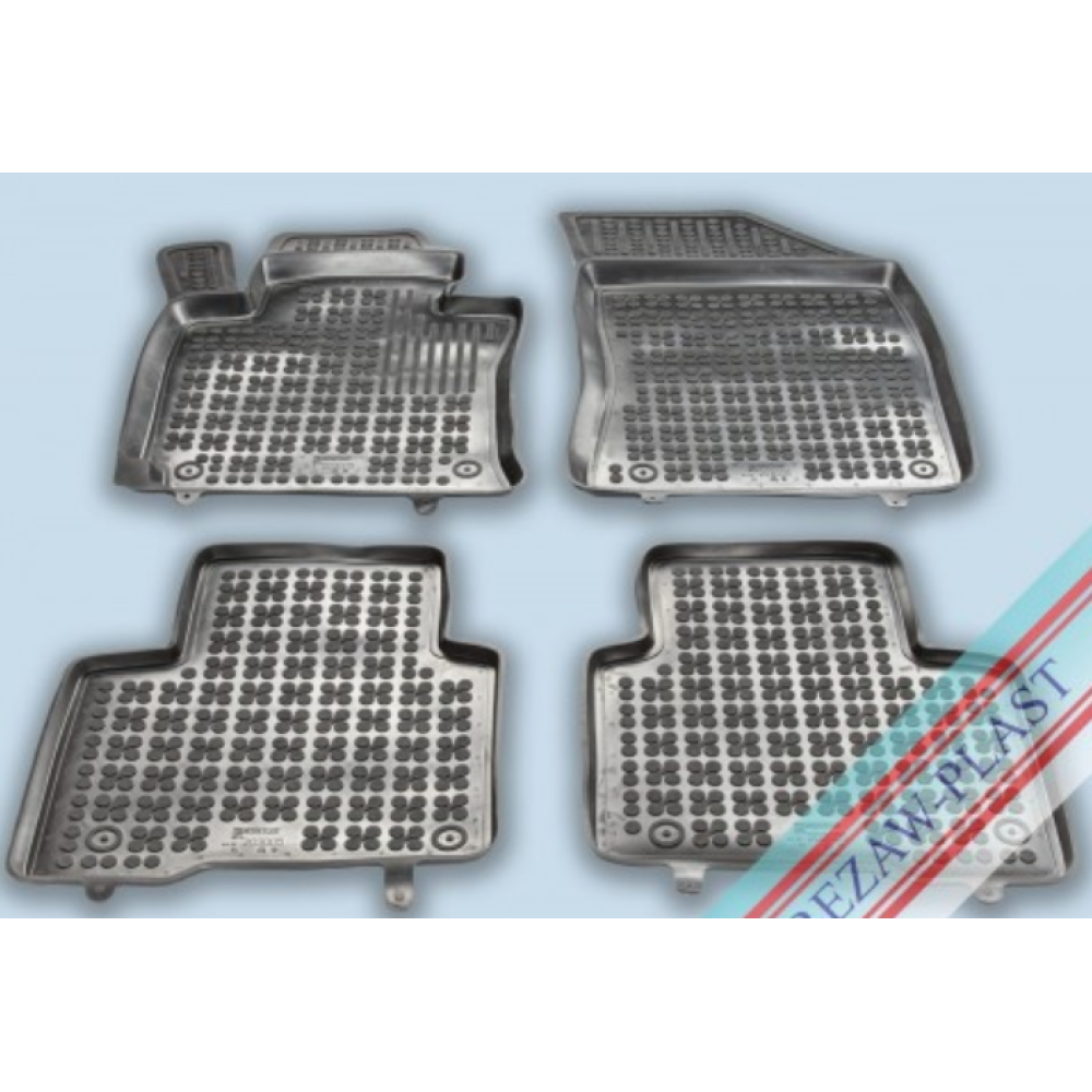 Car rubber floor mats black SSANGYONG KORANDO (2019-...) 203005