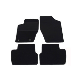 Alfombrillas textiles negras para coche PEUGEOT 307 (2001-2008) ELEGANT