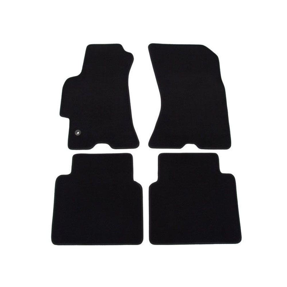 Car textile mats black SUBARU OUTBACK (2004-2009) LUXE