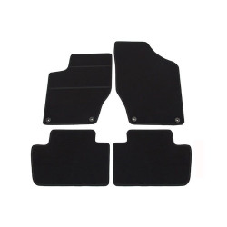 Alfombrillas textiles negras para coche PEUGEOT 308 (2007-2013) ELEGANT