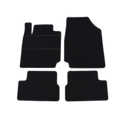 Alfombrillas textiles negras para coche NISSAN MICRA (2002-2007) ELEGANT
