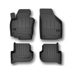 Car rubber floor mats black VW TOURAN (2003-2015) 3D FROGUM